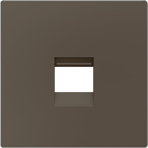 ZENNIO 830001203 ZS55. Cover plate for RJ45 connector 55x55 mm