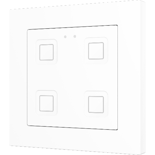 ZENNIO ZVITR55X4W RGB KEY 55 X4. CAPACITIVE BUTTON IN PC-
