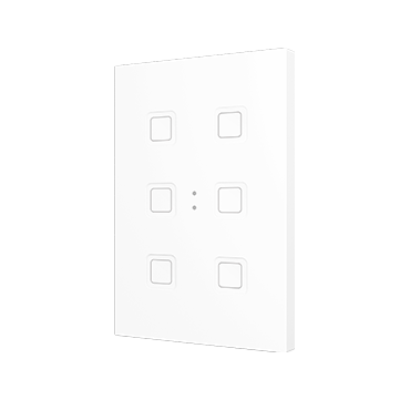 ZENNIO ZVITRXL6W RGB XL 6 key. PC-ABS capacitive button - 6