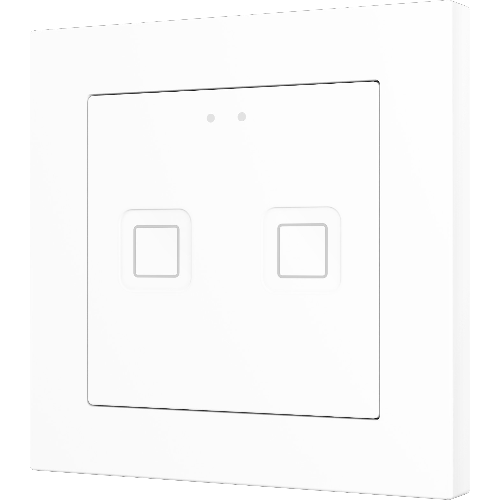 ZENNIO ZVITR55X2W RGB KEY 55 X2. CAPACITIVE BUTTON IN PC-