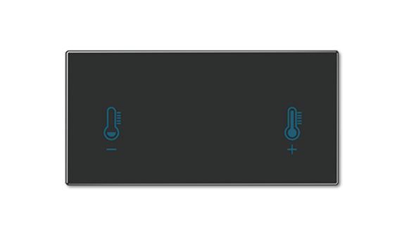 JUNG LS409T Key cover with temperature symbol for compact KNX environmental controller - mod. LS990