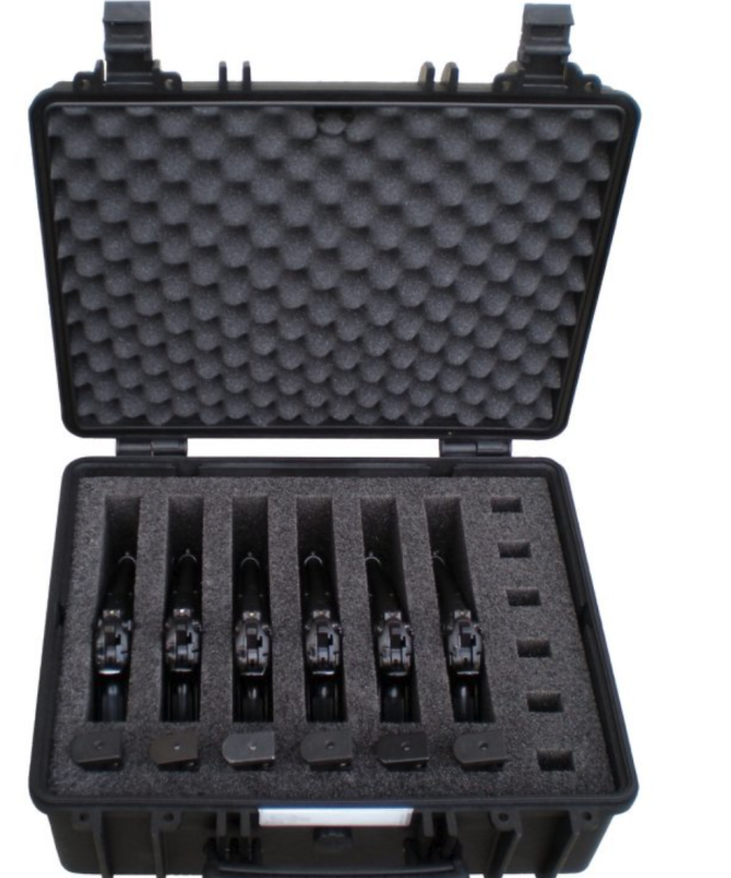 GT LINE 4419HL.B.6P black - for 6 Guns + 12 Chargers (suitable for Pis