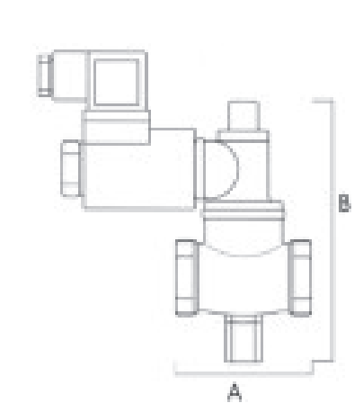 TECNOCONTROL VR932/12 Manual reset solenoid valve 12Vdc NA 1 inch 6 bar