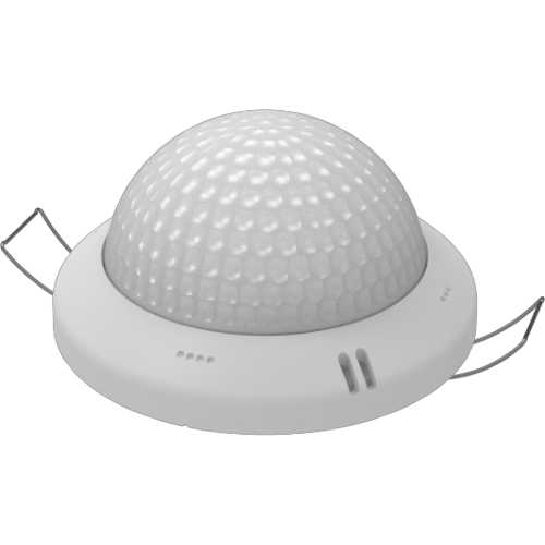ZENNIO ZPDCMSW It features C MultiSensor. KNX presence detector white