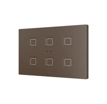 ZENNIO ZVITRXL6M RGB XL 6 key. PC-ABS capacitive button - 6