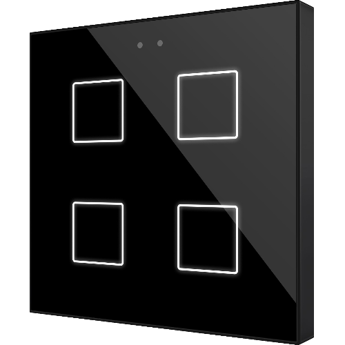 ZENNIO ZVIFR4A FLAT RGB 4. CAPACITIVE GLASS BUTTON -
