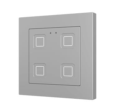 ZENNIO ZVITR55X4W RGB KEY 55 X4. CAPACITIVE BUTTON IN PC-
