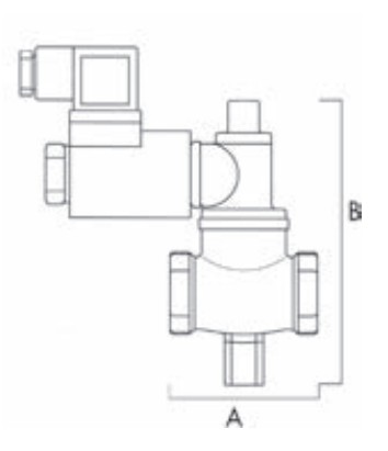 TECNOCONTROL VR930/12 12Vdc manual reset solenoid valve. NO 3/4 inch 6 bar