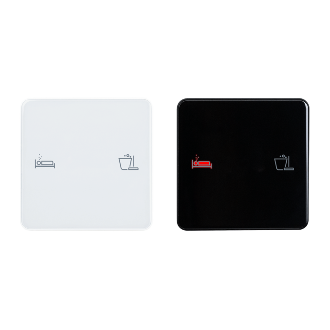 ELSNER 71332 KNX eTR DND/MUR Switch, jet black RAL 9005