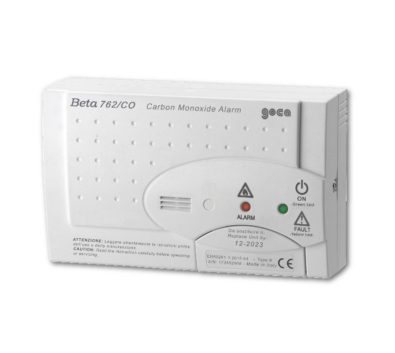 TECNOCONTROL SE320EC Domestic gas detector for CO-relay-electrochemical sensor - 230V. IMQ - Life 6 years