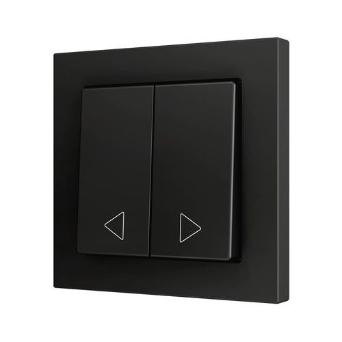 ZENNIO 830004405 ZS55. Double switch cover 55x55 mm - Anthracite -