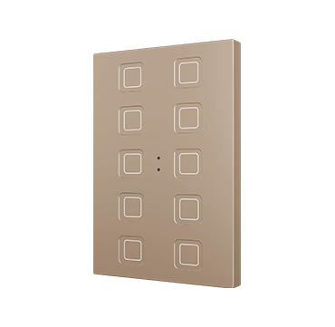 ZENNIO ZVITRXL10C RGB XL 10 key. PC-ABS capacitive button - 1