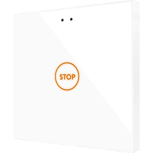 ZENNIO ZVIFR1 FLAT RGB 1. CAPACITIVE GLASS BUTTON -
