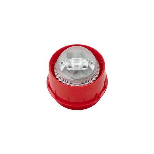 NOTIFIER WRA-RC-I02 Siren with flashing light with red body and red LED