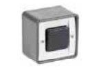GIBIDI AU02270 DGF200 Pair of wall-mounted photocells (12/24 Vdc - ac), maximum range 30 m IP54