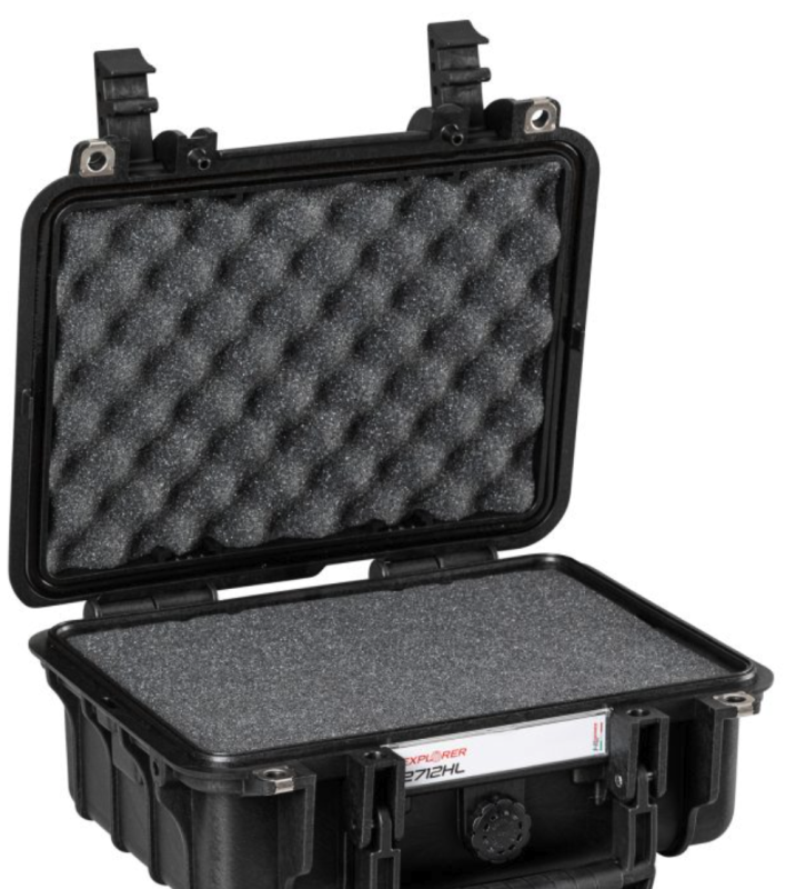 GT LINE 2712HL.BCV black - sponge with cones in the lid, in the bottom 2 st