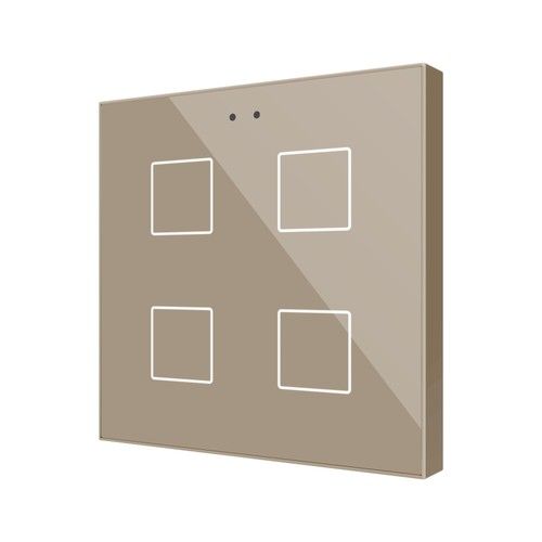 ZENNIO ZVIFR4C FLAT RGB 4. CAPACITIVE GLASS BUTTON -