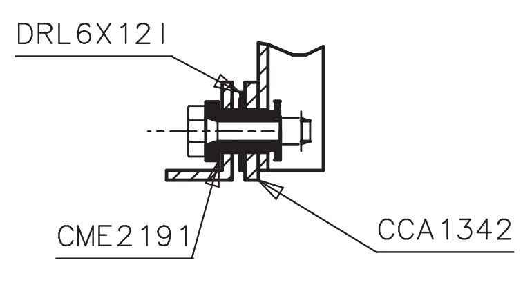 RIB CCA1342 RAST.ASTA 80 RAL9010 JOINT