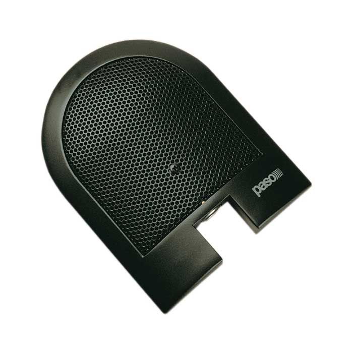 PASO MC102-N Microfono di superficie ultrapiatto, emicardioide, nero