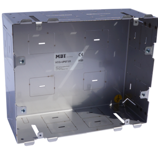 MDT VCG-UP10.04 VCG-UP10.04: Flush-mounting metal box