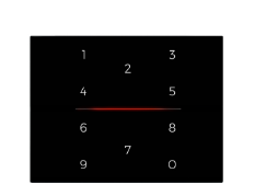 EELECTRON 9025GKP30L3 GLASS PLATE for 9025 NUMERIC KEYBOARD - BLACK