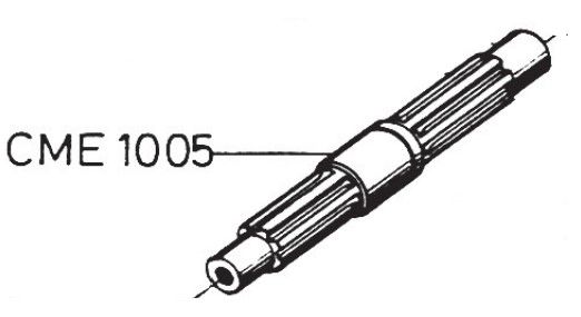 RIB CME1005 SUPER SUPER 6/8000 tow shaft