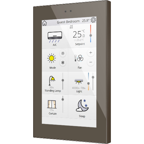 ZENNIO ZVIZ50M Z50. Color capacitive touch panel (5 inch display)