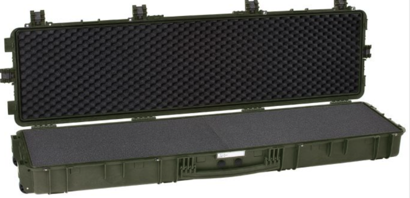GT LINE 15416.G 154 cm long suitcase, green with pre-cubed sponge