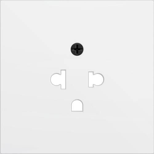 ZENNIO ZS70CEUAMW ZS70. EURO-AMERICAN SOCKET COVER 70X70 MM -