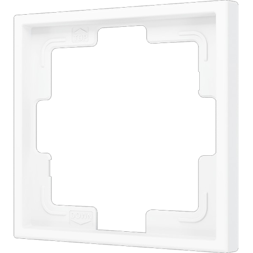 ZENNIO ZS70FM1MW ZS70. 1-gang Frame - Matt white