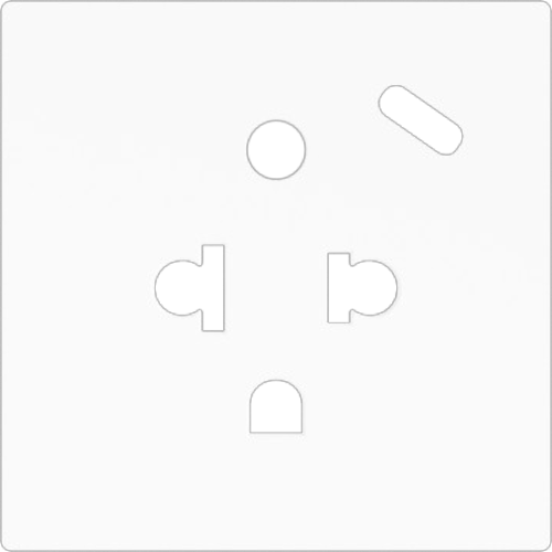 ZENNIO ZS55CEUA1USW ZS55. Euro-American socket cover with USB C