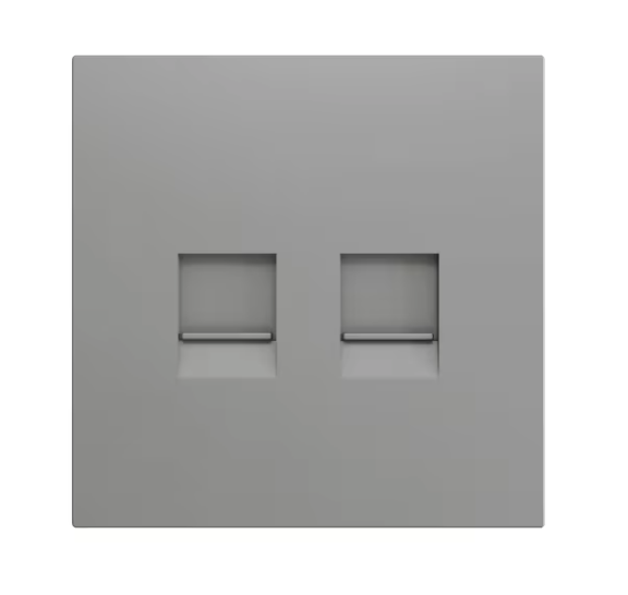ZENNIO ZS70C245S ZS70. Cover plate for RJ45 connector 70x70 mm - 2