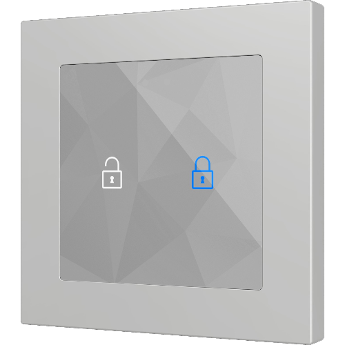 ZENNIO ZVIFR55X2C360 Flat RGB 55 X2. Glass capacitive push button 55x55