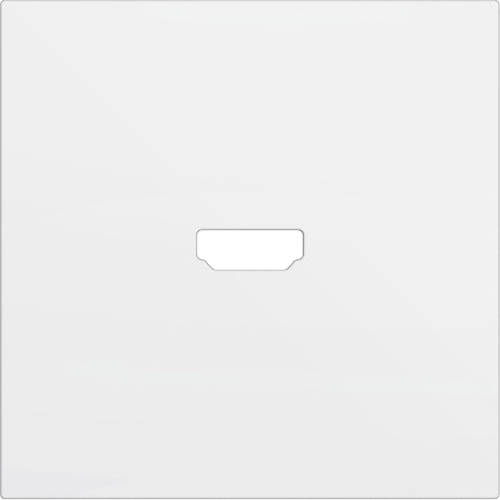 ZENNIO ZS70CHMW ZS70. Cover for HDMI insert 70x70 mm - Matt white