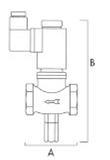 TECNOCONTROL VR716 Elettrovalvola riarmo manuale 12Vcc NC 3/4 pollice