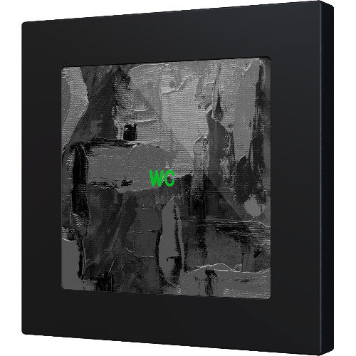 ZENNIO ZVIFR55X1C360 Flat RGB 55 X1. Glass capacitive push button 55x55
