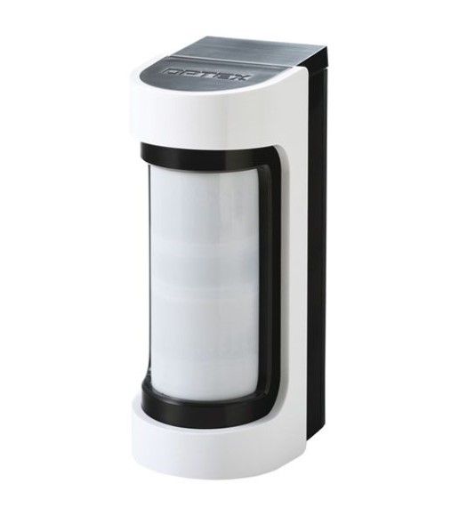 OXVXSRDAM VXS-RDAM corpo Nero con coperchio bianco - Rivelatore doppio PIR da esterno a basso assorbimento, 12m 90°, con antima-scheramento
