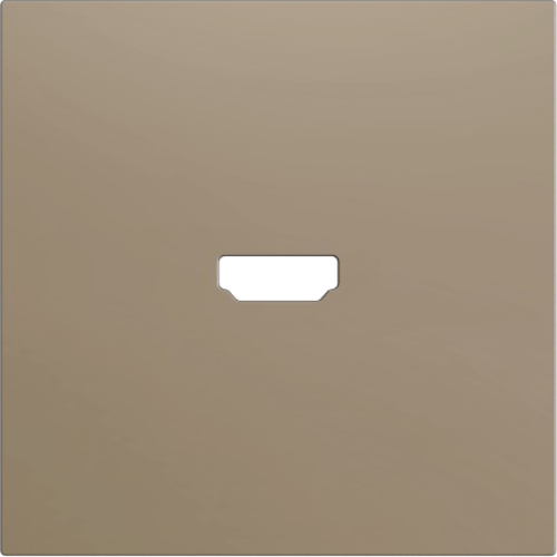 ZENNIO ZS70CHC ZS70. Cover for HDMI insert 70x70 mm - Champagne