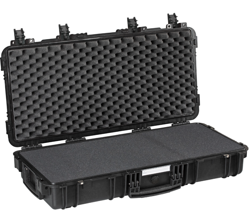 GT LINE 7814HL.B 78 cm long suitcase, black with pre-cubed sponge