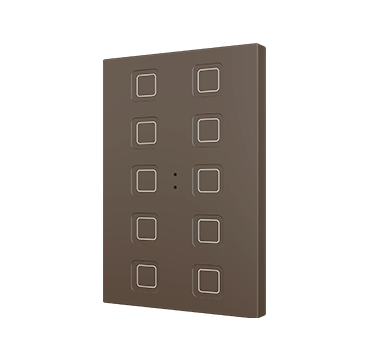 ZENNIO ZVITRXL10M RGB XL 10 key. PC-ABS capacitive button - 1