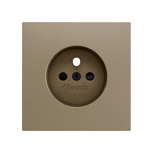 ZENNIO ZS70CFSC ZS70. French socket cover 70x70 mm - Champagne