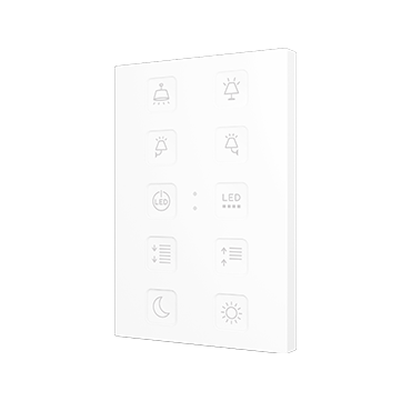 ZENNIO ZVITRXL10 RGB XL 10 key. PC-ABS capacitive button - 1