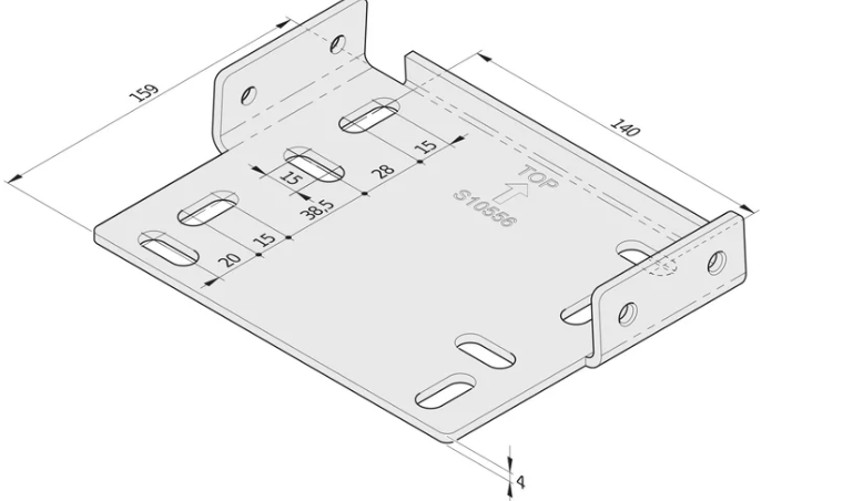 SOMMER YS10556-00001 Large wall bracket