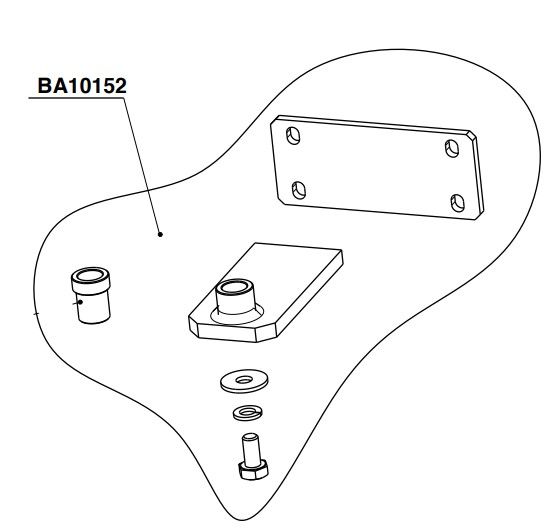 RIB BA10152 R CONF. KING EVO FRONT ATTACKS (FORC.M10)