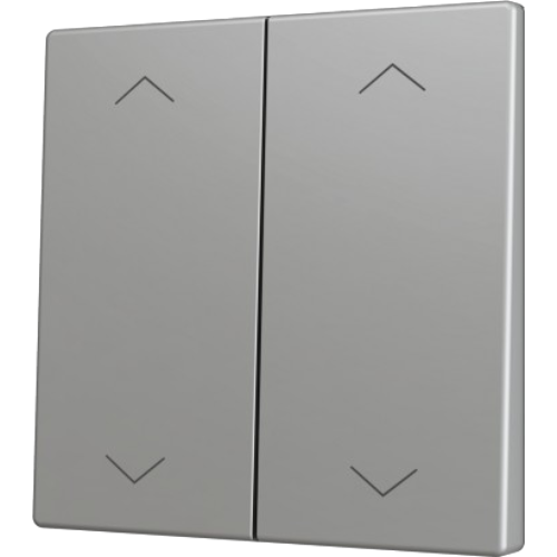 ZENNIO ZS70CSOFT24SHS ZS70. Cover for Double KNX Soft push button 70x70