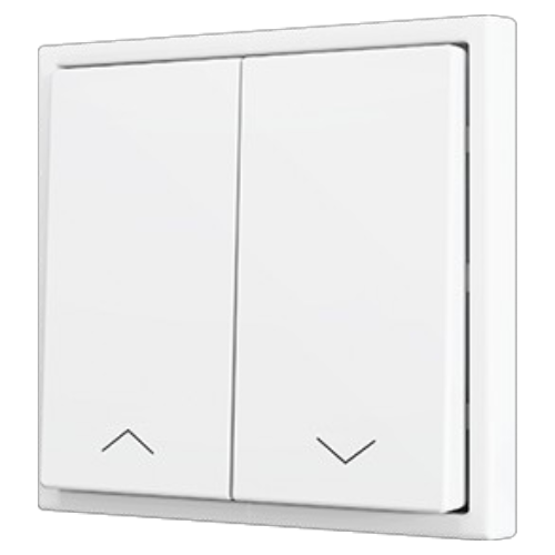 ZENNIO ZS70CSOFT24MWC ZS70. Cover for Double KNX Soft push button 70x70