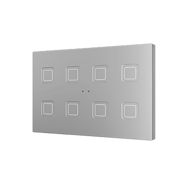 ZENNIO ZVITRXL8S RGB XL 8 key. PC-ABS capacitive button - 8