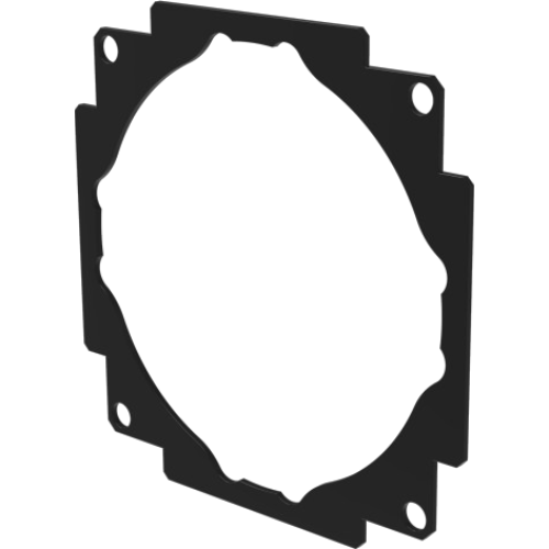 ZENNIO ZACLPL2PB ZS55 - Double push button levelling plate made in