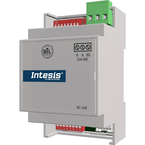 IN485MIT001A000 Gateway Intesis Mitsubishi Electric Ecodan aria‑acqua verso Modbus RTU o BACnet MS/TP
