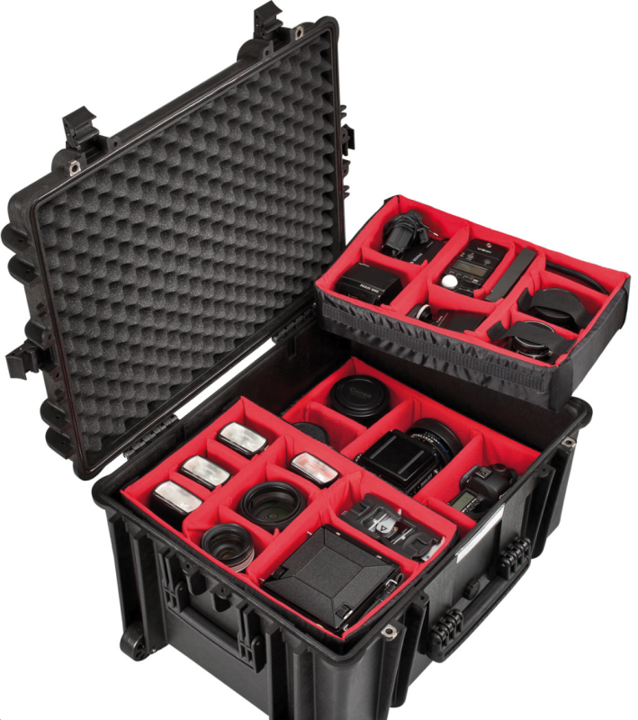 GT LINE 5833.BPH black - with 3 padded dividers and cone sponge
